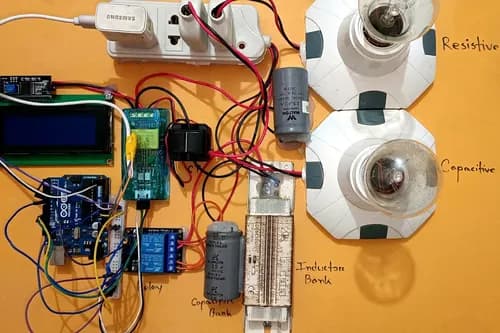 Automatic Power Factor Corrector and Monitor Device